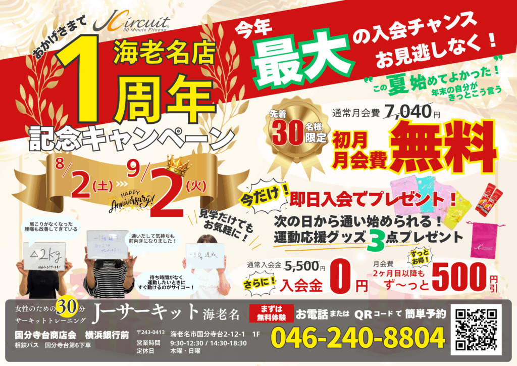 1周年記念キャンペーン2025夏